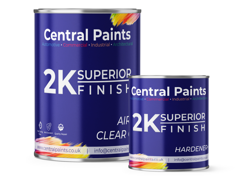 Central Paints 2K Superior Air Dry Clearcoat 1.5 Litre Kit