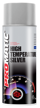 Promatic High Temperature Silver Paint Aerosol 400ML