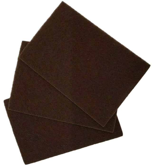 Non Woven Scotch Abrasive Hand Finishing Pads 6 x 9"