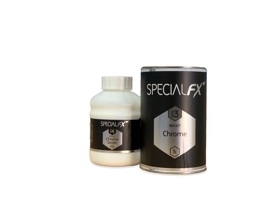 Special FX Chrome Paint + Chrome Sealer 1.5 Litre Kit
