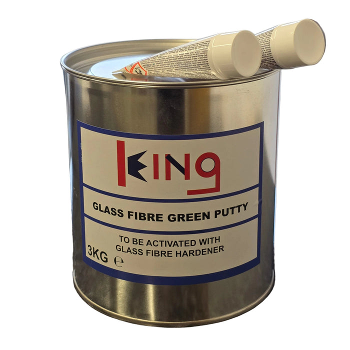 King Glass Fibre Green Filler 3KG