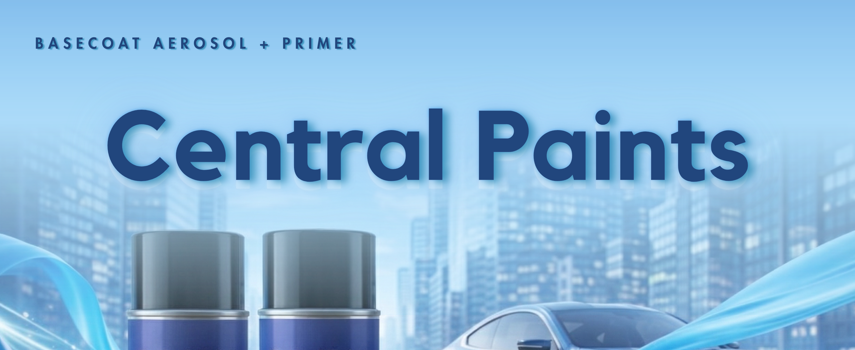 Central Paints Basecoat Aerosol & Primer Kit To Registration Number