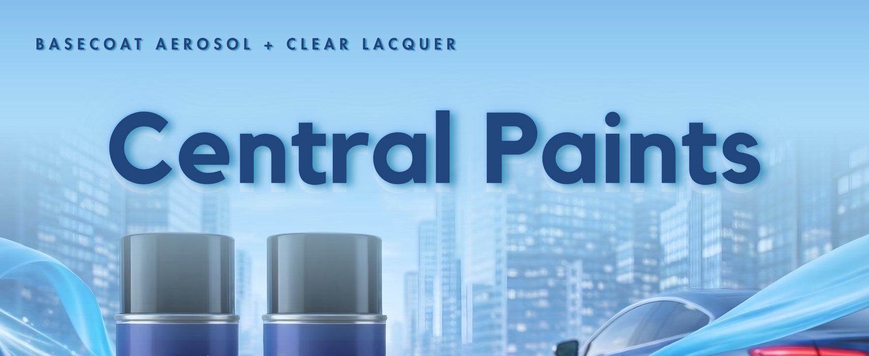 Central Paints Basecoat Aerosol & Lacquer Kit To Registration Number