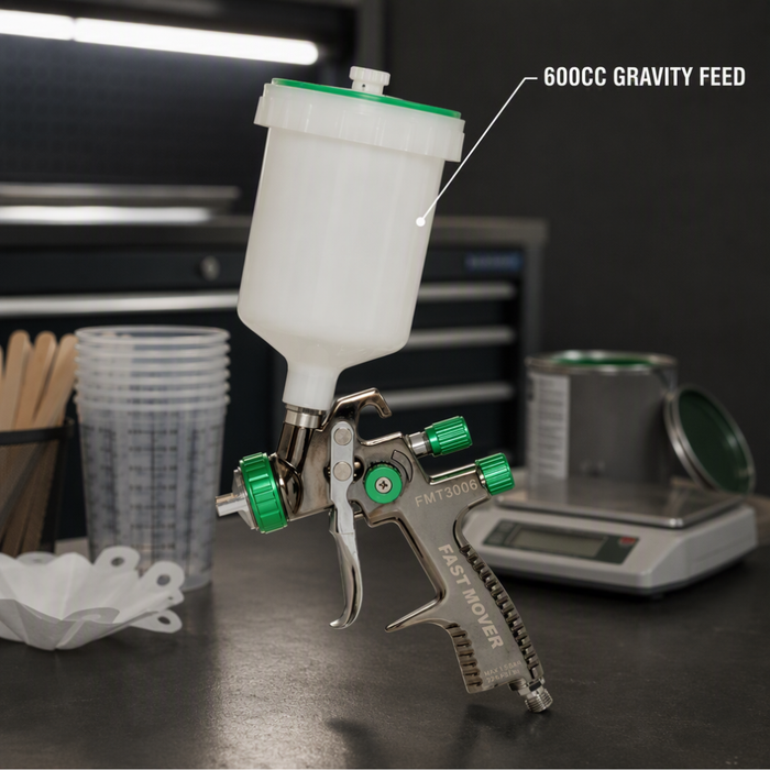 Fast Mover LVLP Gravity Feed Spray Gun 600cc