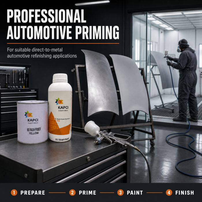 Kapci 2K Wash Etch Direct-to-Metal Primer 2 Litre Kit