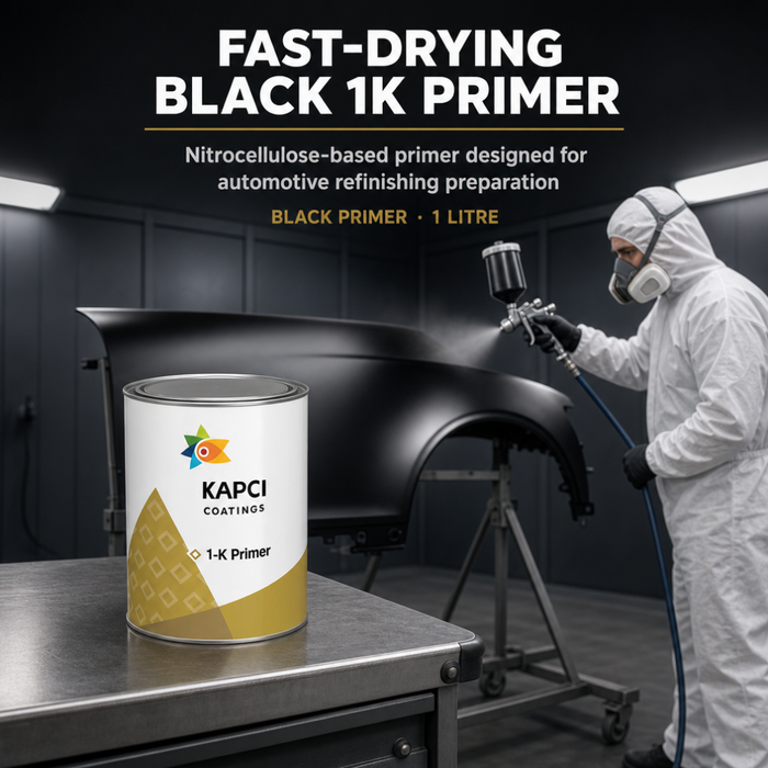 Kapci 1K Black Cellulose Primer 1 Litre