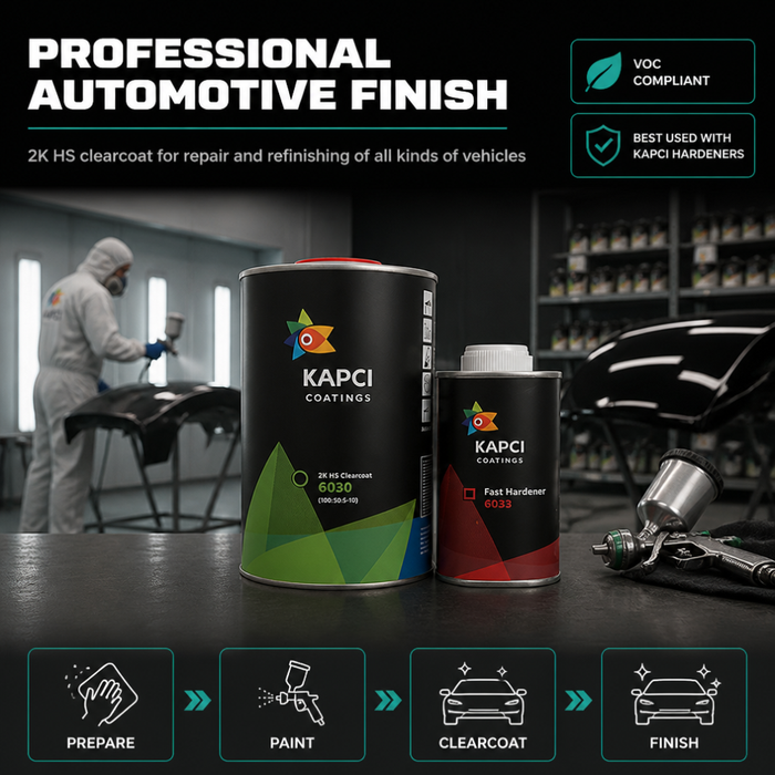 Kapci 6030 2K HS Clear Lacquer Kit 1.5 Litre