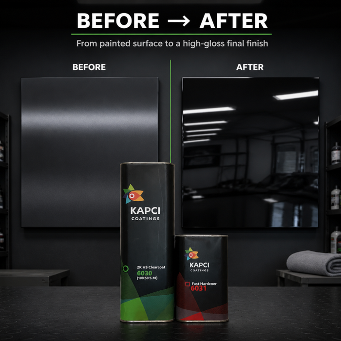 Kapci 6030 2K HS Clear Lacquer & Hardener 1.5 Litre Kit