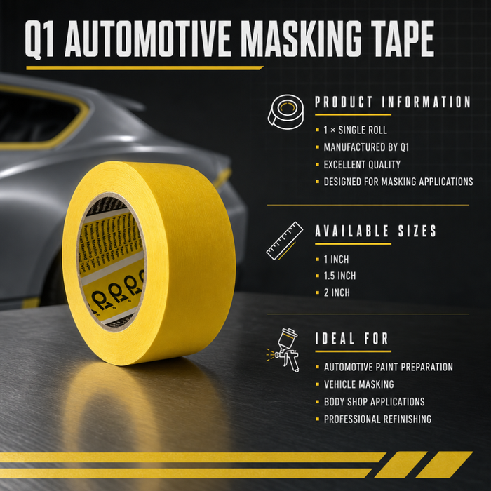 Q1 Automotive Masking Tape – Single Roll