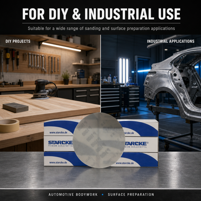 Starcke Film Hook and Loop Sanding Discs 150mm – High-Performance Abrasive