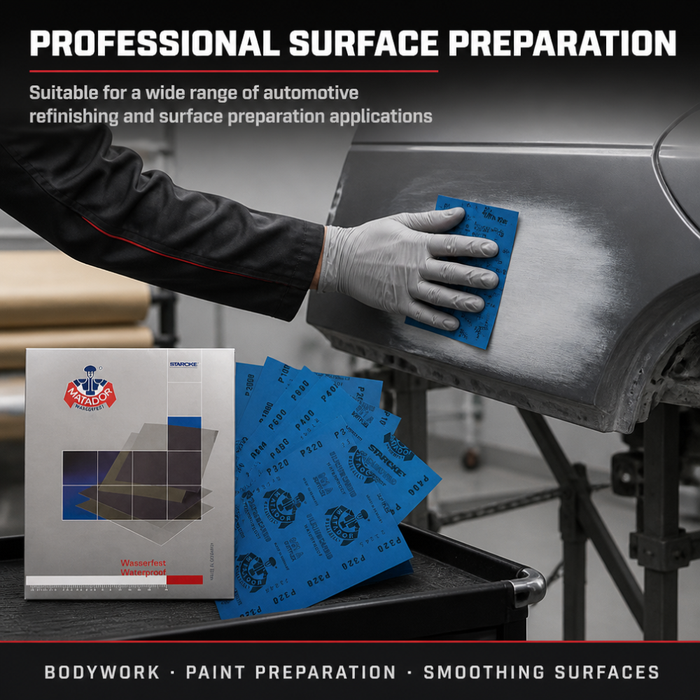 Starcke Matador Wet and Dry Abrasive Sanding Paper – Silicon Carbide