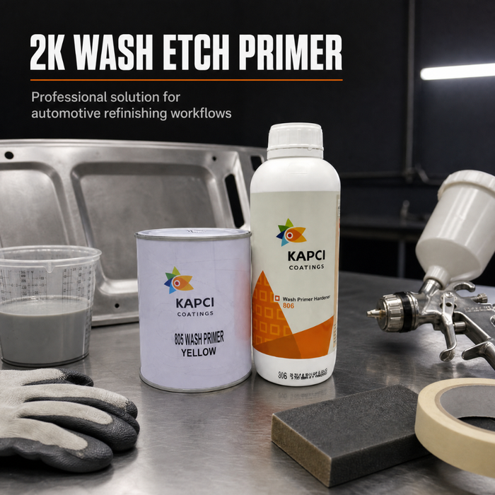 Kapci 2K Wash Etch Direct-to-Metal Primer 2 Litre Kit