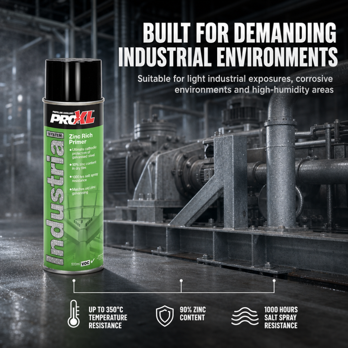 ProXL Zinc Rich Primer Industrial Aerosol 500ml – 90% Zinc