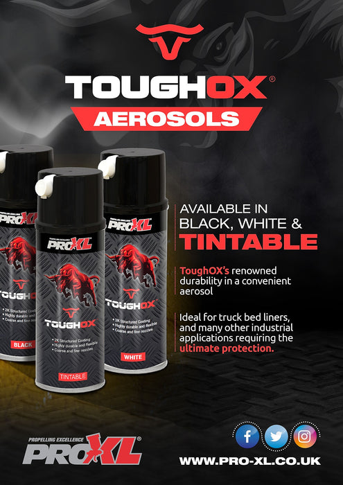 Proxl ToughOx White Truck Bed Liner 400ml