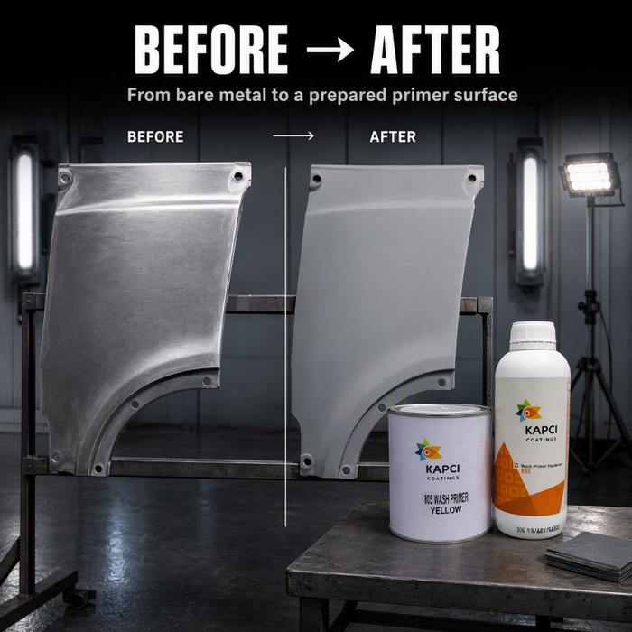 Kapci 2K Wash Etch Direct-to-Metal Primer 2 Litre Kit
