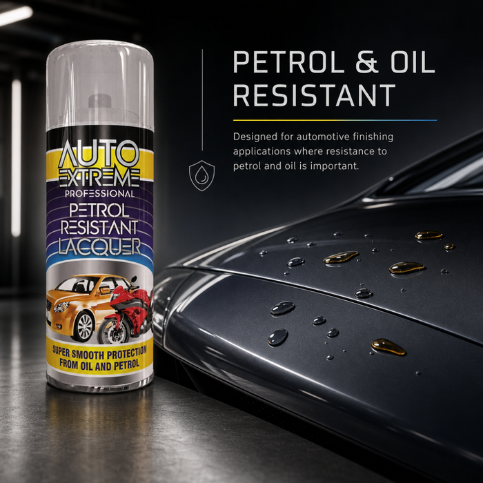 Auto Extreme Petrol Resistant Clear Lacquer 400ml Aerosol