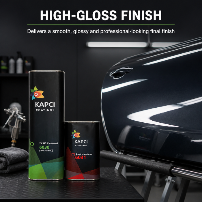Kapci 6030 2K HS Clear Lacquer & Hardener 1.5 Litre Kit