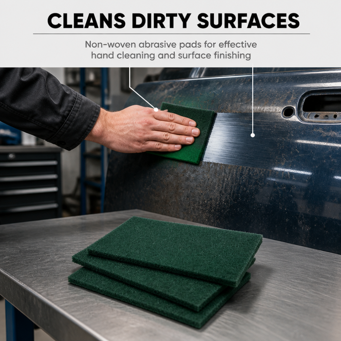 Non-Woven Abrasive Hand Finishing Pads 6 x 9 Inch