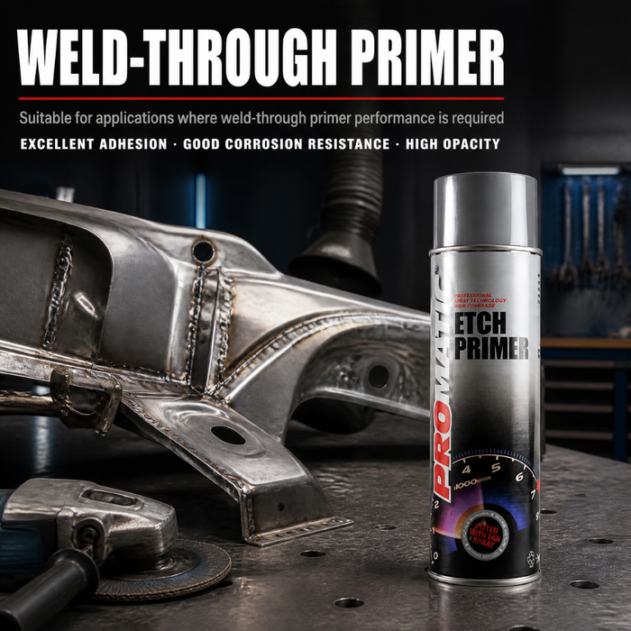 Promatic Etch Primer Aerosol 500ml – Fast-Drying Adhesion Primer