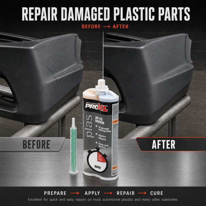 ProPlas 2K PU Repair Adhesive 50ml – 60 Second Cure