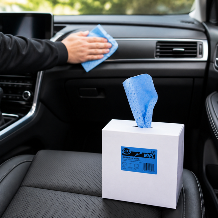 Pro-Wipe Blue Solvent Wipes 260 Sheets – Bodyshop Cleaning Wipes