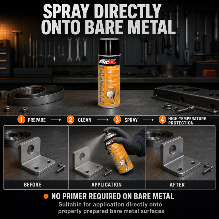 ProXL Very High Temperature Clear Lacquer Aerosol 400ml – Heat Resistant to 800°C