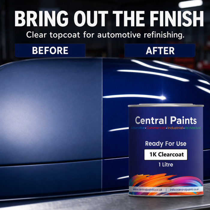 Central Paints RFU 1K Clear Lacquer 1 Litre – Ready for Use