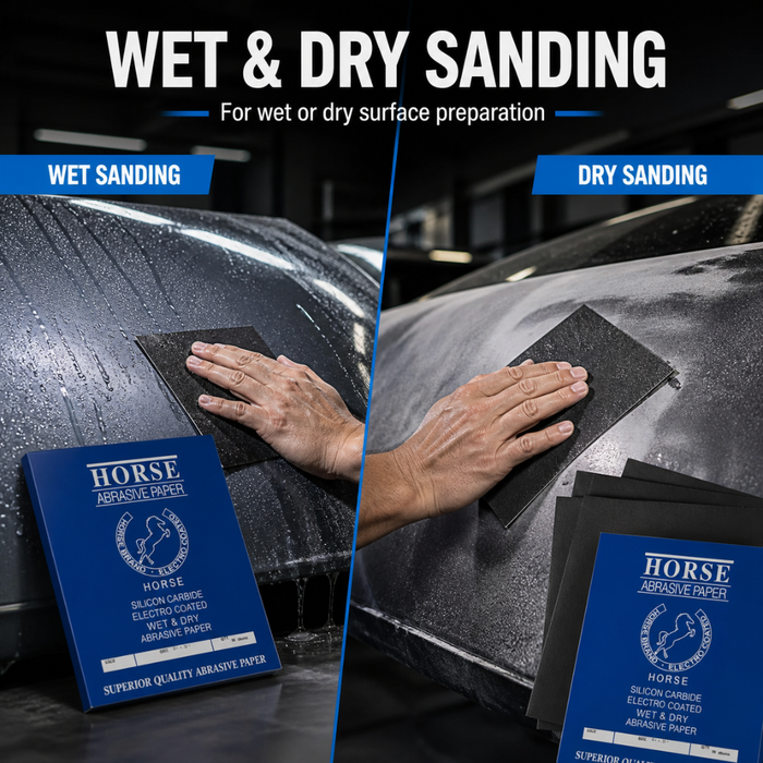 Horse Wet & Dry Silicon Carbide Sanding Paper