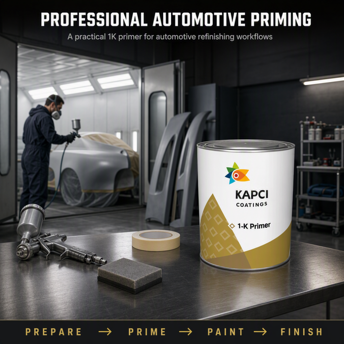 Kapci 1K Black Cellulose Primer 3.7 Litre