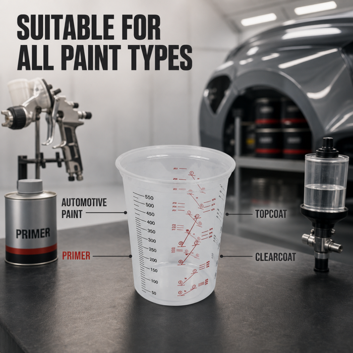 Paint Mixing Cups Plastic 600ML