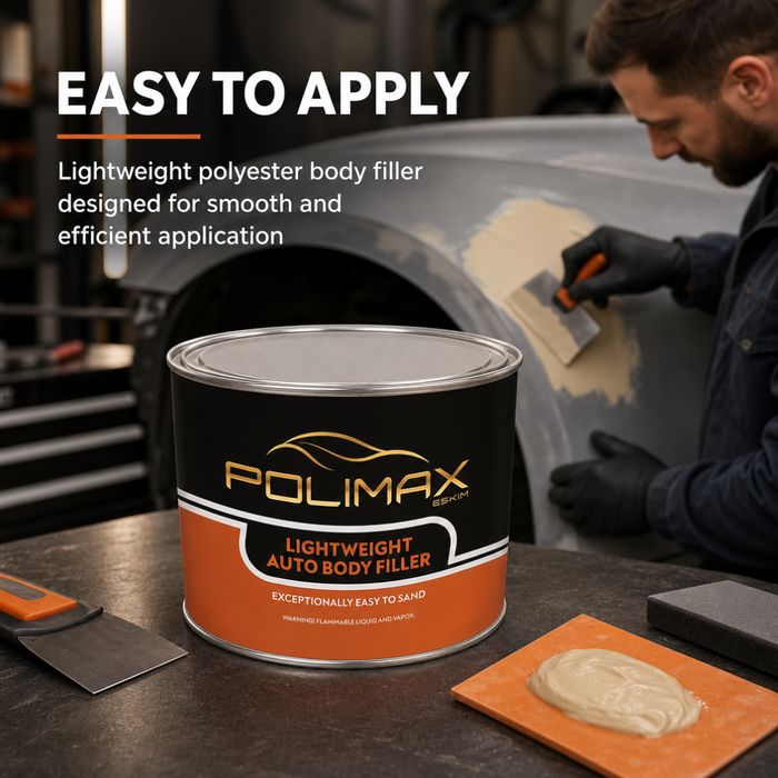 Polimax Lightweight Auto Body Filler – With Hardener