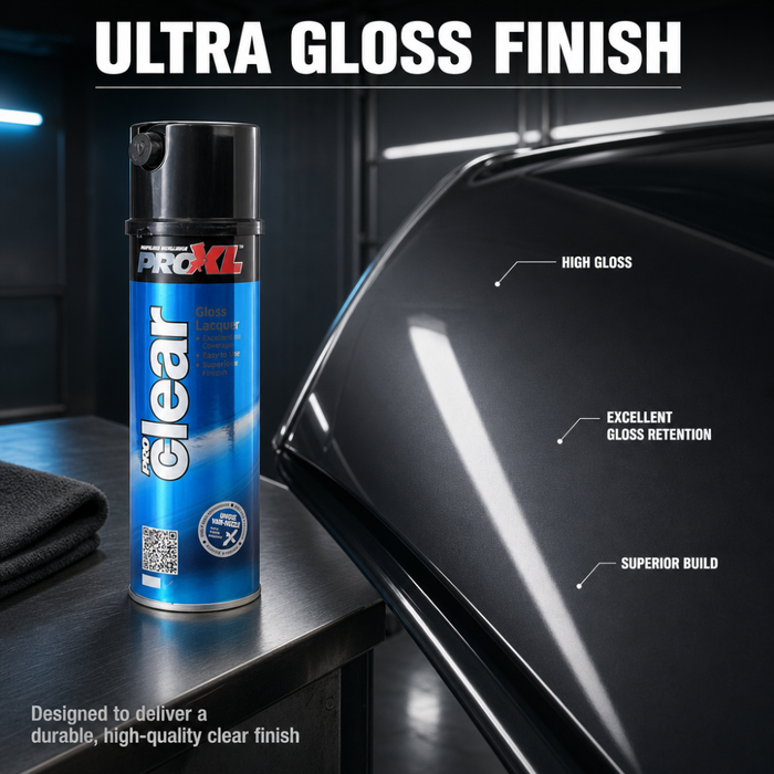 ProXL ProClear Clear Lacquer Aerosol 500ml – 1K High Gloss