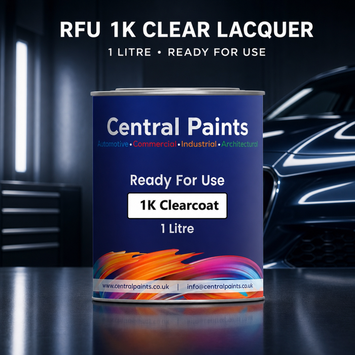 Central Paints RFU 1K Clear Lacquer 1 Litre – Ready for Use