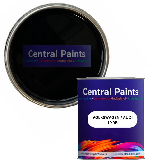 Volkswagen VW Paint Code LY9B Brilliant Black