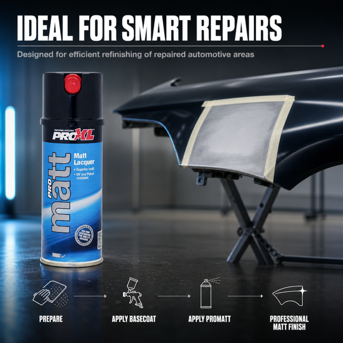 ProXL ProMatt Clear Matt Lacquer Aerosol 400ml – 1K Matt Finish