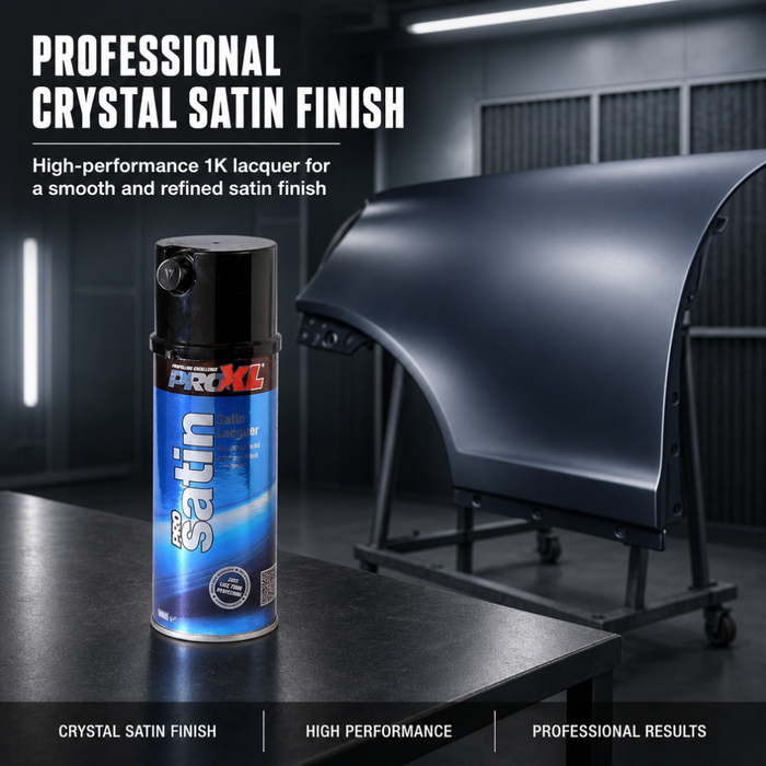 ProXL ProSatin Clear Satin Lacquer Aerosol 400ml – 1K Satin Finish