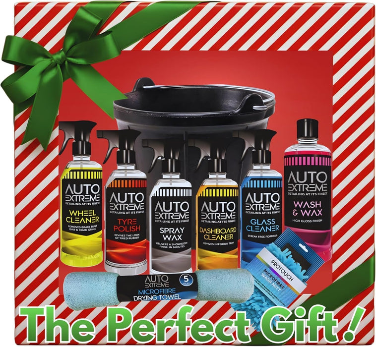 9 Piece Car Cleaning Valeting Kit Gift