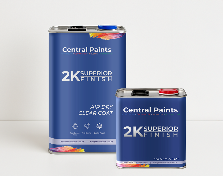 Central Paints 2K Superior Air Dry Clearcoat 7.5 Litre Kit