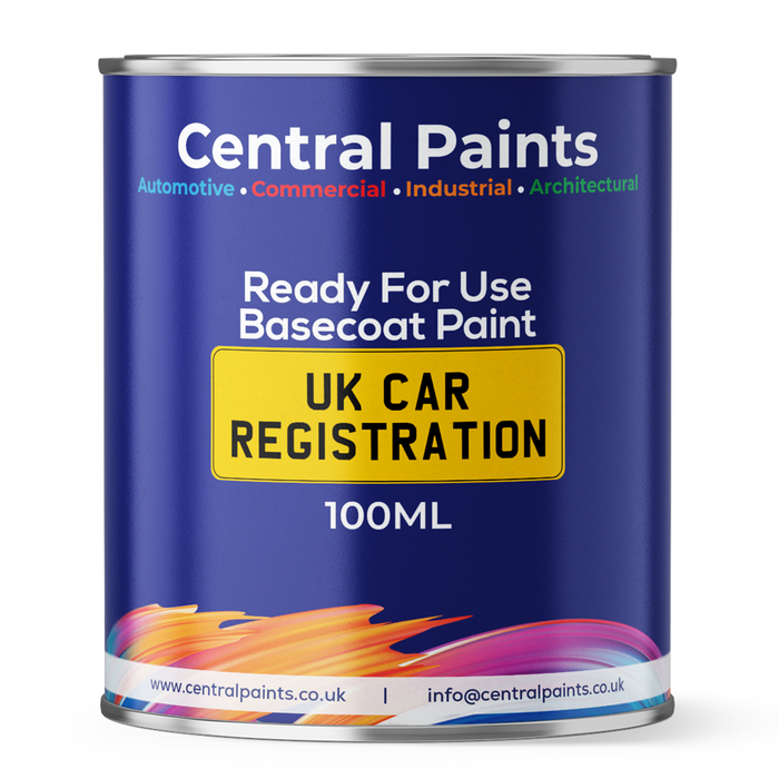 Central Paints Ready For Use Basecoat To Registration Number