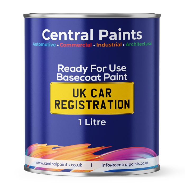 Central Paints Ready For Use Basecoat To Registration Number