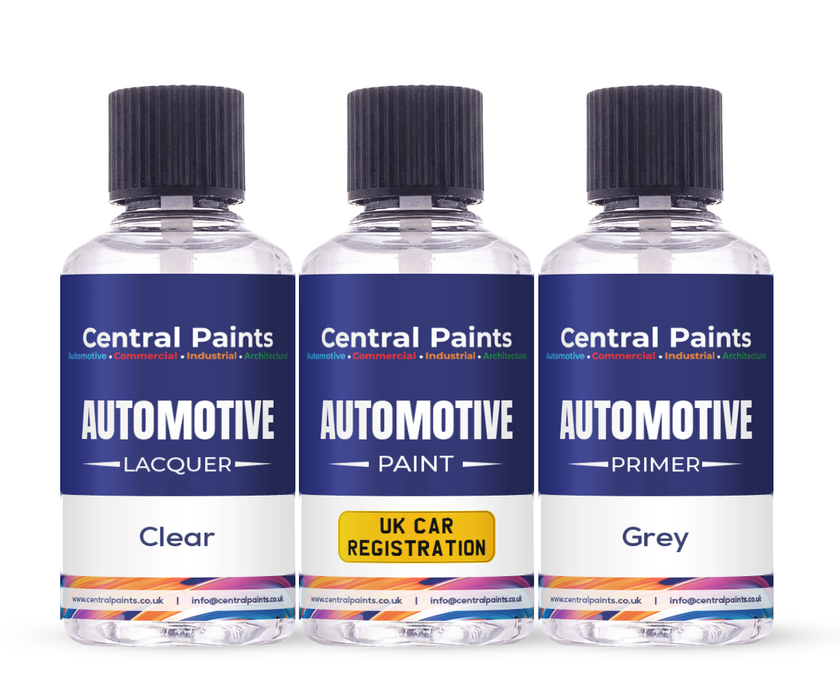Central Paints 30ML Touch Up Bottle & Primer & Lacquer To Registration Number