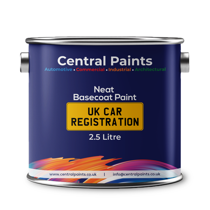 Central Paints Neat Basecoat To Registration Number
