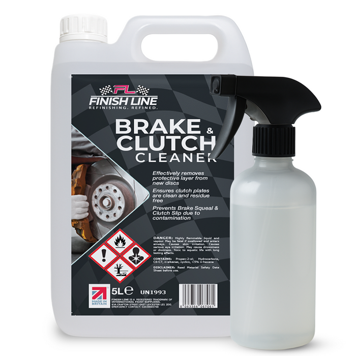 Finish Line Brake and Clutch Cleaner 5 Litre with 1 Litre Empty Spray