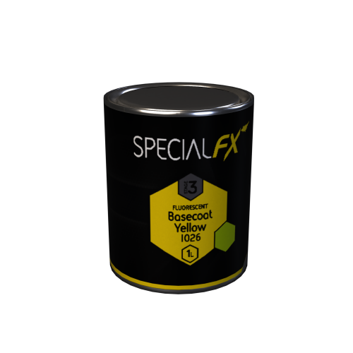 Special FX Fluorescent Basecoat 1 Litre - RAL 1026 Luminous Yellow