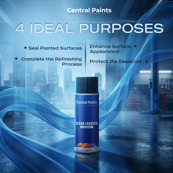 Central Paints 1K Clear Lacquer – Automotive Clear Coat