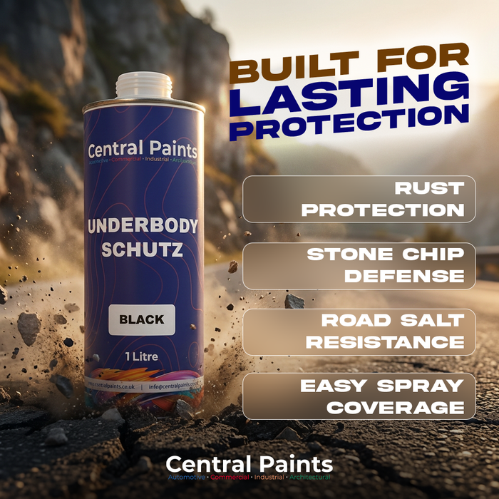 Central Paints Underbody Schutz Black 1 Litre