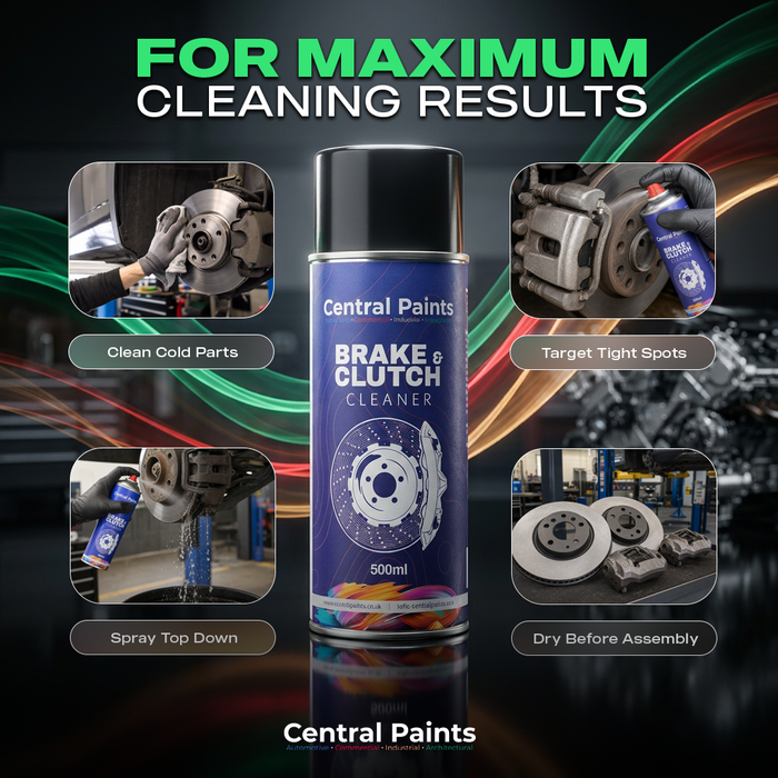 Central Paints Brake and Clutch Cleaner Aerosol 500ml