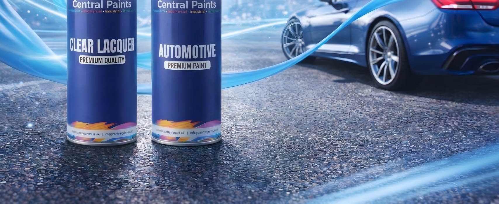 Central Paints Basecoat Aerosol & Lacquer Kit To Registration Number