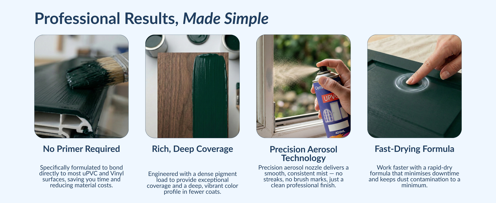 Window Safe Paint uPVC PVC Spray Paint For Windows Doors Frames — Central Paints