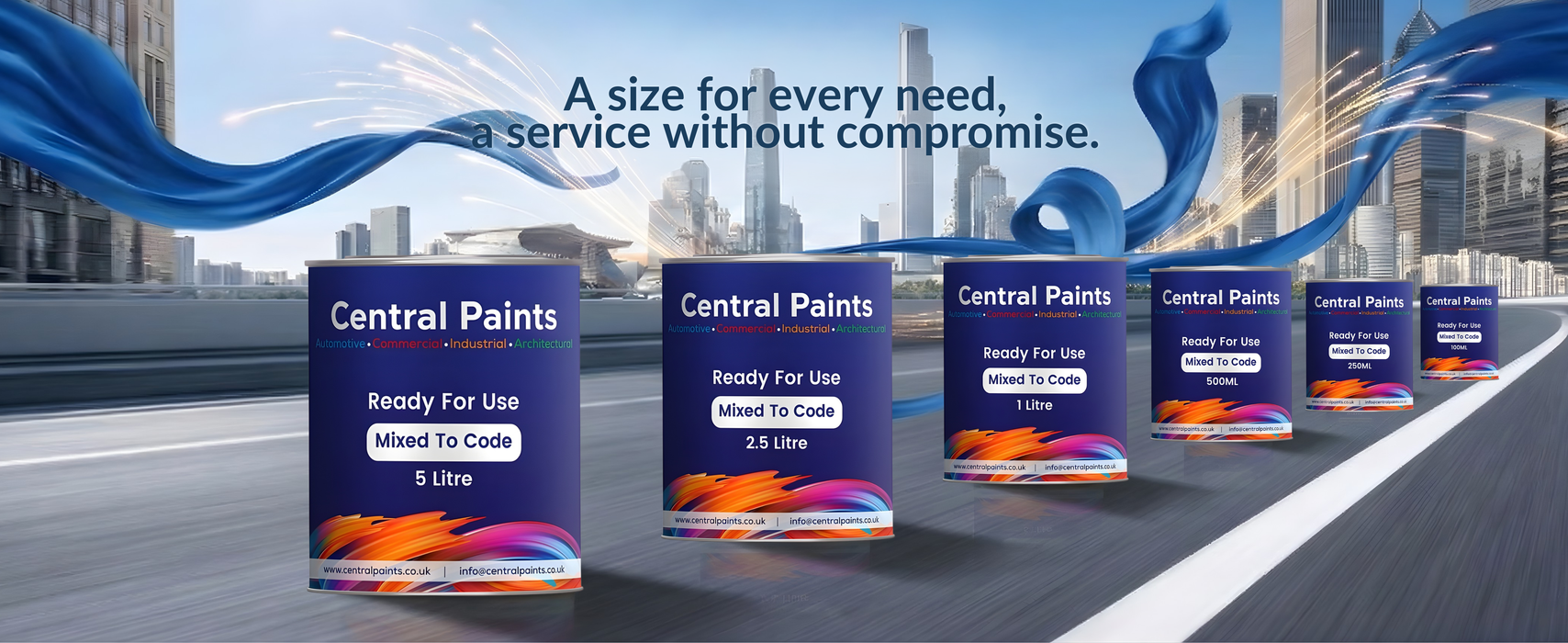Central Paints Ready For Use Basecoat To Registration Number